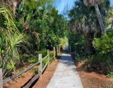 Bike and Walking Path Along the Coast