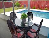 Dine on the Lanai with Beautiful View of Pool
