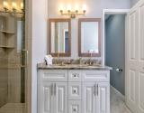 Double Vanity, Walk-In Shower and Water Closet