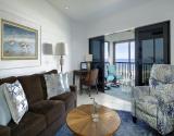 Desk allows for Remote Working with Beach View